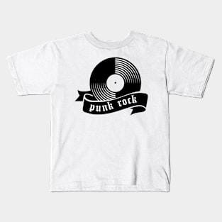 punk rock vinyls Kids T-Shirt